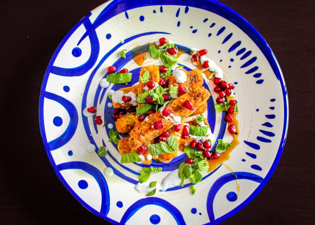 halloumi fries