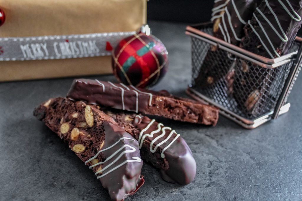 double chocolate biscotti
